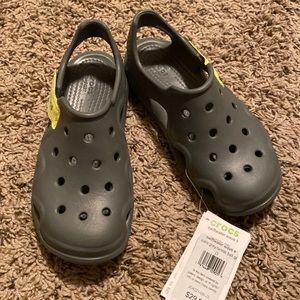 NWT Gray Crocs